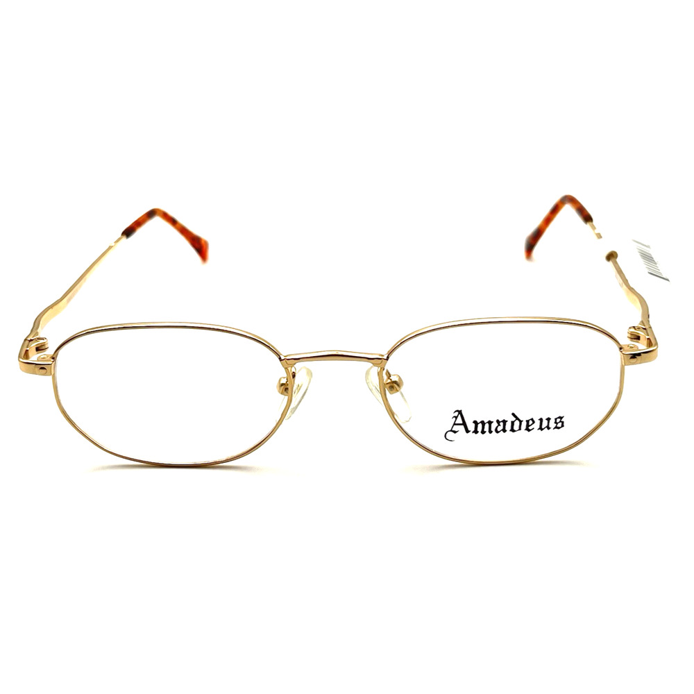 AMADEUS U01 GOLD EYEGLASSES SUNGLASSES FRAMES 49-18-140